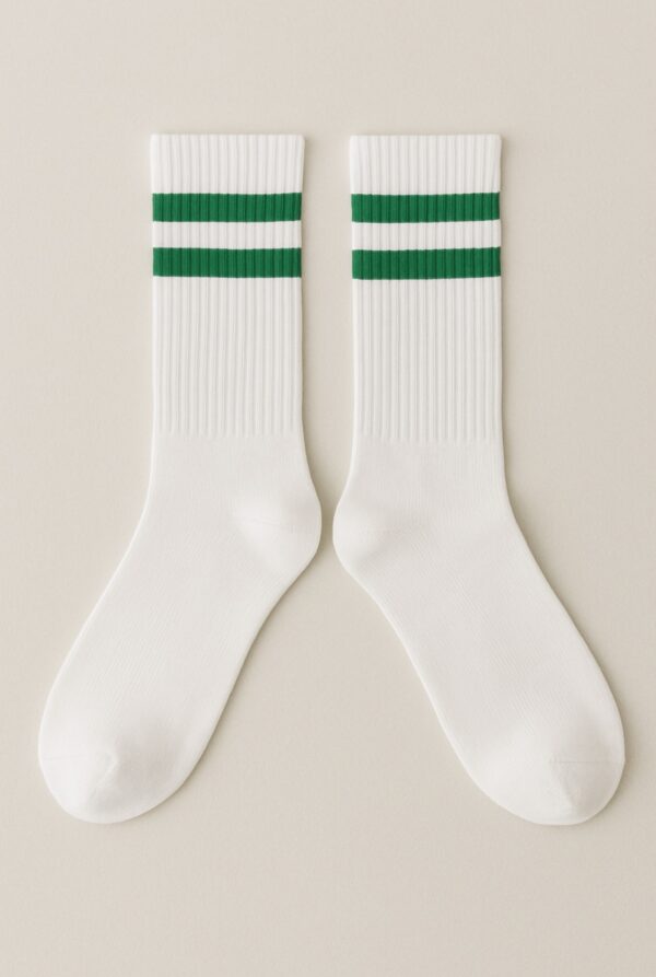 White & Green 🧦 - Image 2