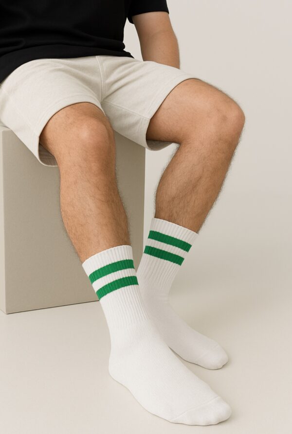 White & Green 🧦